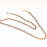 Crystal Bead Chain — Brown