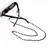 Crystal Bead Chain — Black