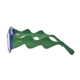 Lia — Navy Blue/Green