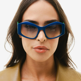 Lia — Navy Blue/Green