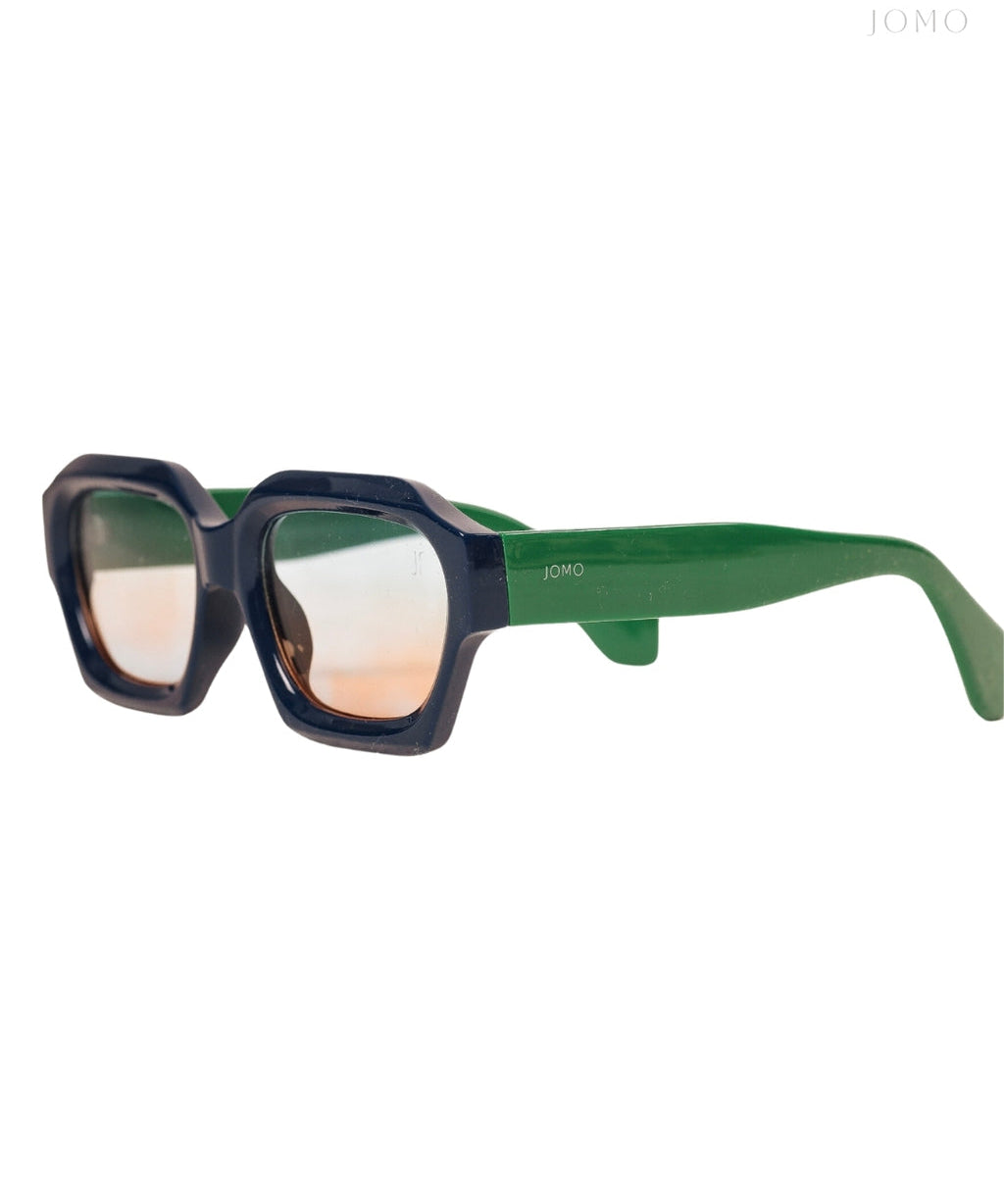 Pietra — Navy Blue/Green