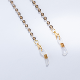 Crystal Bead Chain — Brown