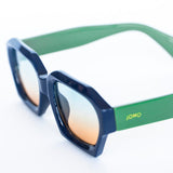 Pietra — Navy Blue/Green